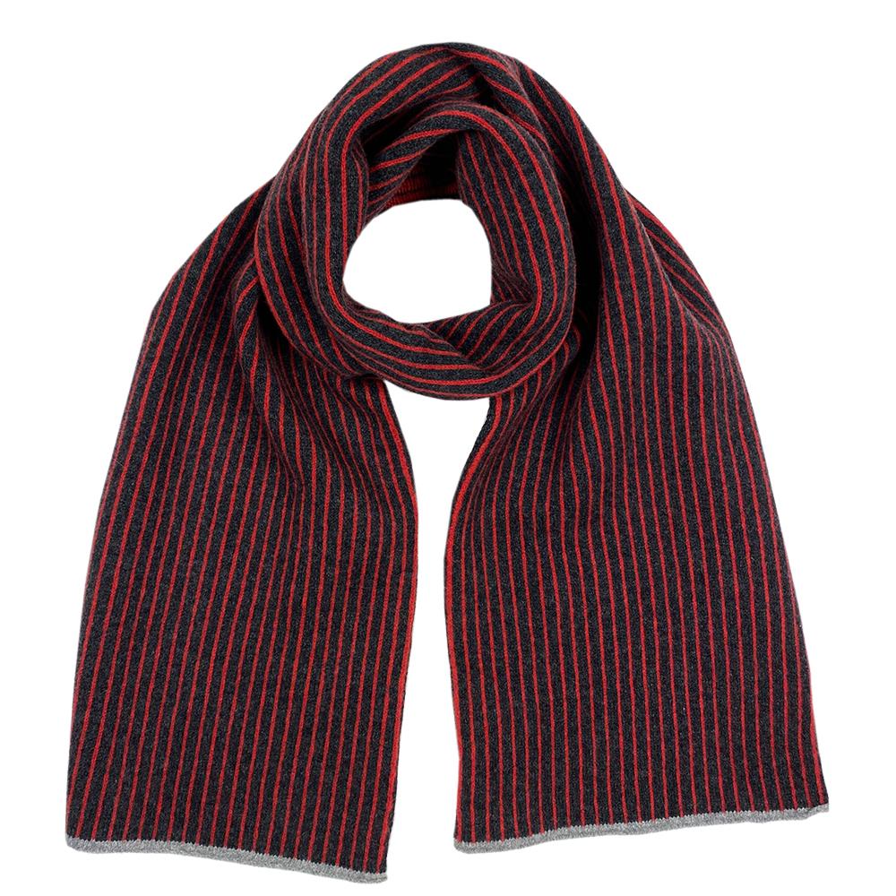 vertical stripe scarf charcoal and red.jpg_1